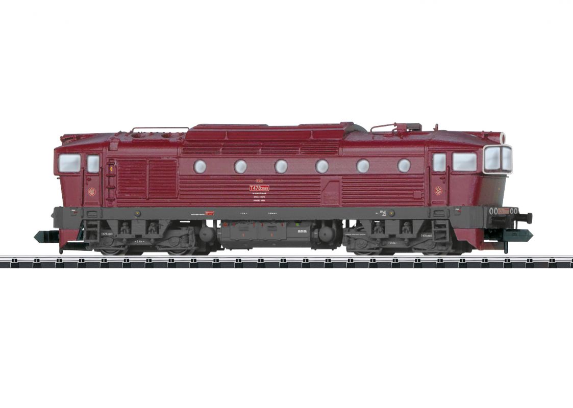 Dieselová lokomotiva Brejlovec T478.3 ČSD / DIGITAL / ZVUK TRIX 16731